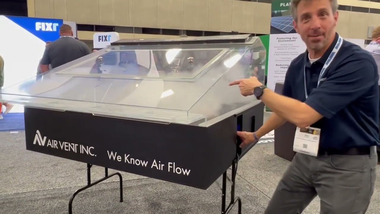AirVent Smoke House Attic Airflow Demonstration at the International Roofing Expo