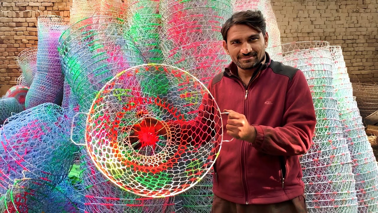 Talented Craftsmen Weaving Metal Wire Baskets || How to make Metal Wire Basket