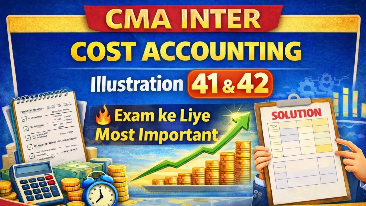 CMA INTER |EMPLOYEE COST| ILLUSTRATION 41&42|Cost accounting|STUDY MATERIAL Solutions