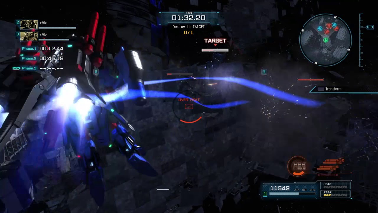 MOBILE SUIT GUNDAM BATTLE OPERATION 2 Trials Pezun Rebellion under 3 minutes