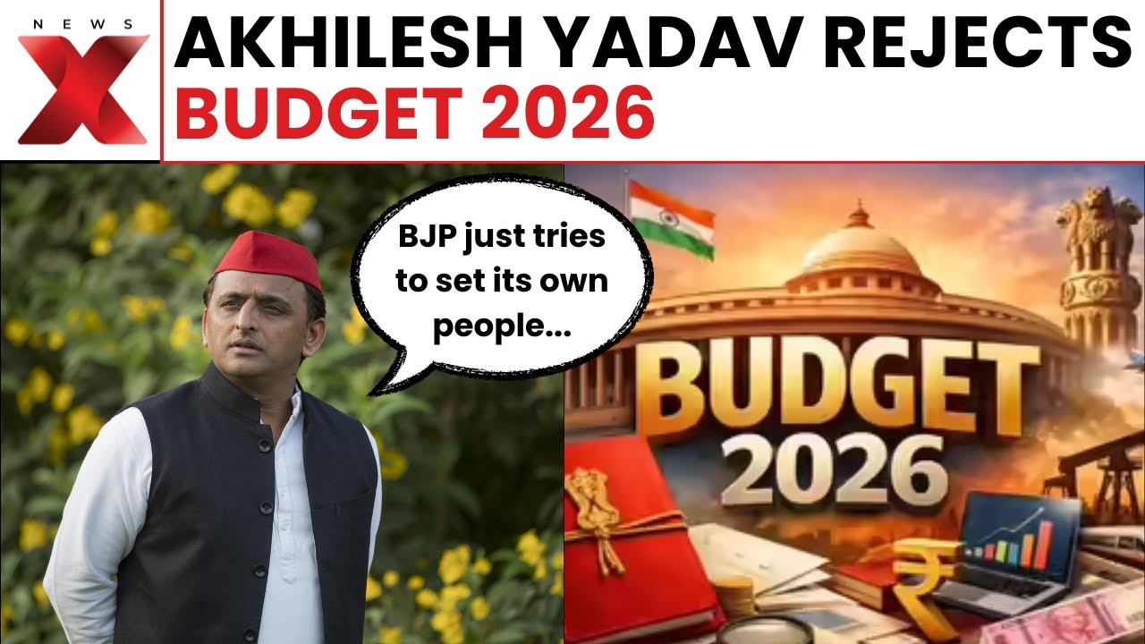 Budget 2026: Akhilesh Yadav Slams Budget 2026, Calls It “Deform Budget” | NewsX