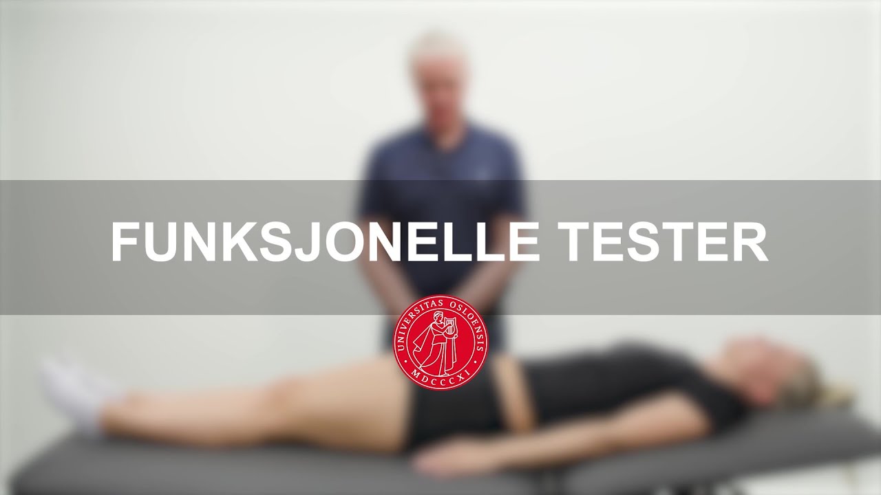 Funksjonelle tester av hofte