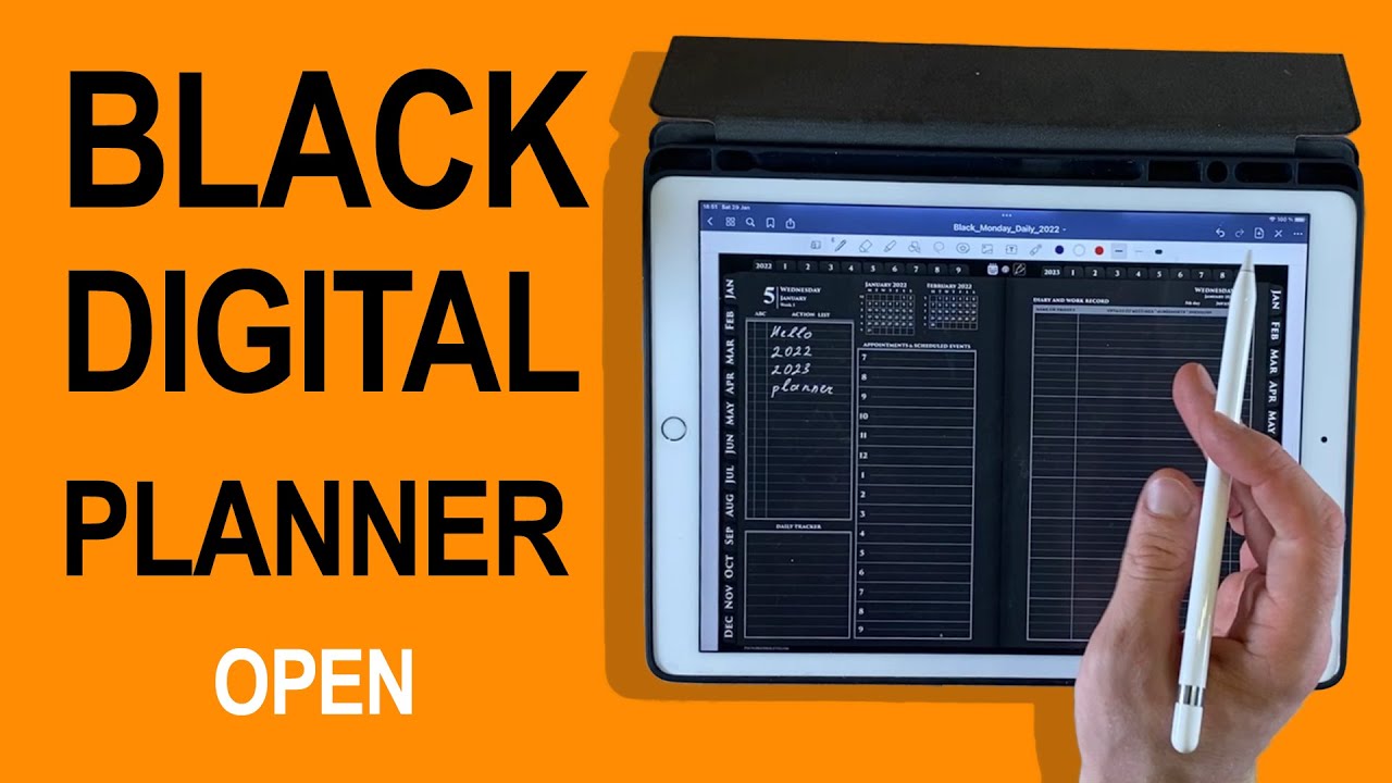 Digital Black Owned Planner For iPad