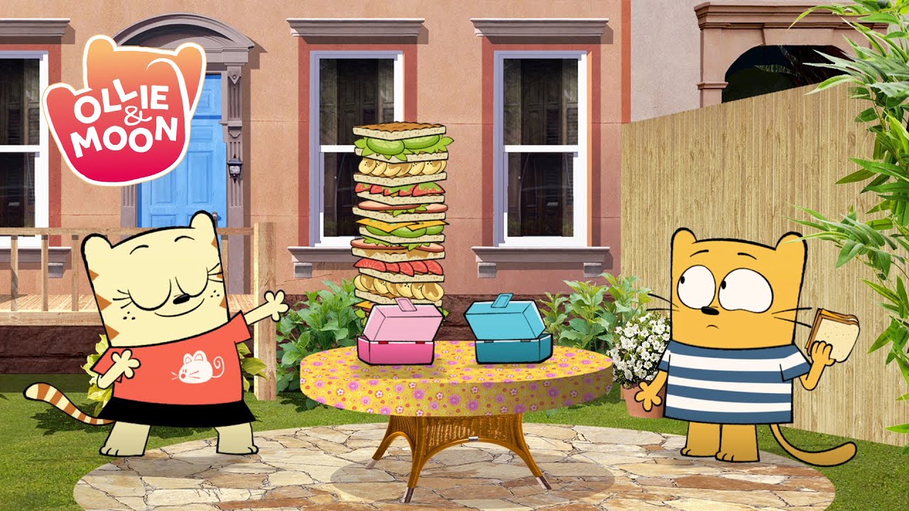 No More Boring Lunch! 🍜😄 | Ollie and Moon English | 1H | S1 | Cartoon for kids