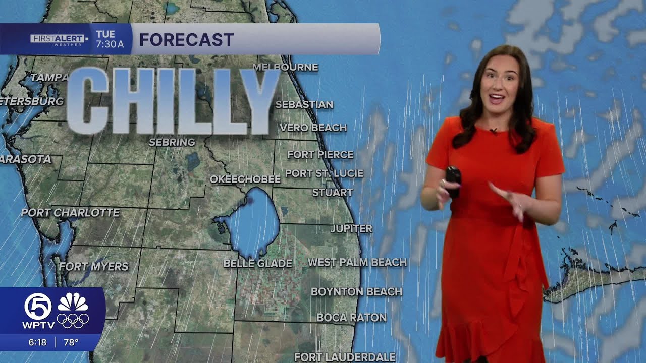 WPTV First Alert Weather Forecast for Evening of January 25th, 2026