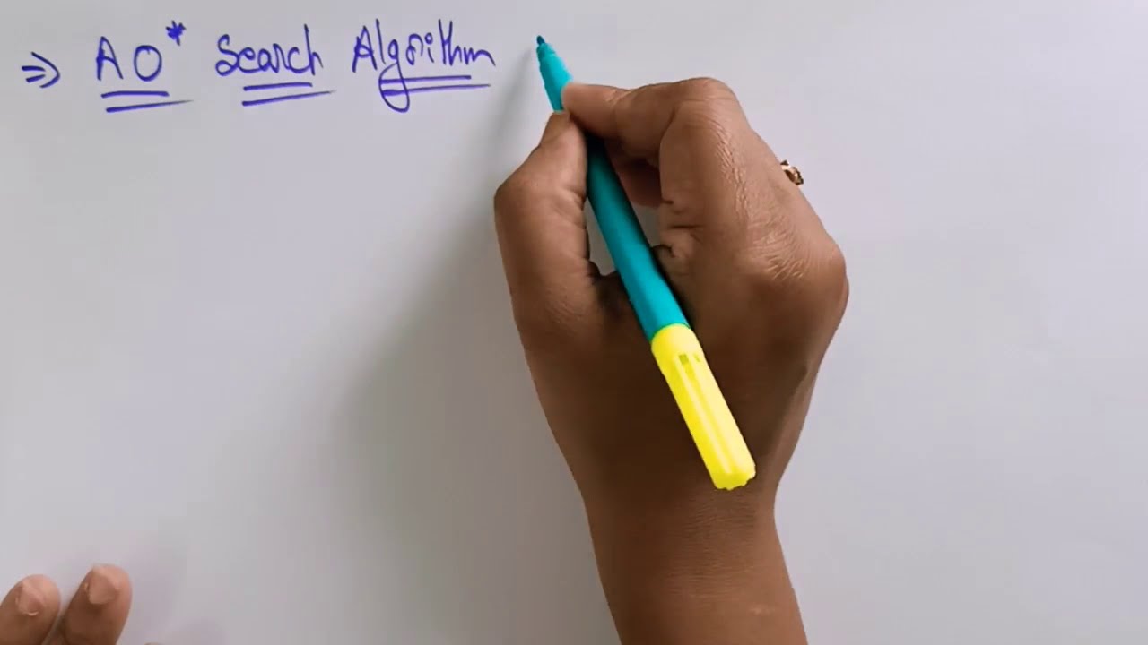 AO star algorithm | informed search | AI | Lec-22 | Bhanu Priya