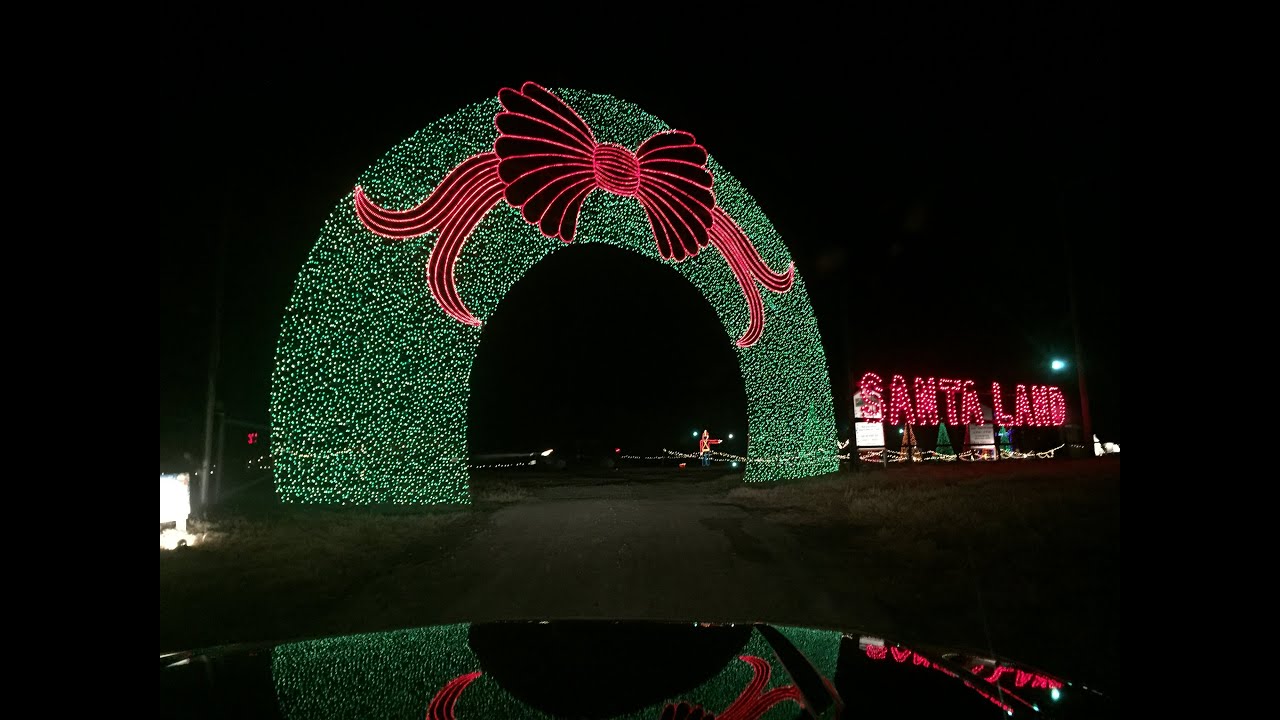 Worlds Largest Christmas Light Display! 24 Acres Santa Land 2.5 Million Lights 2014