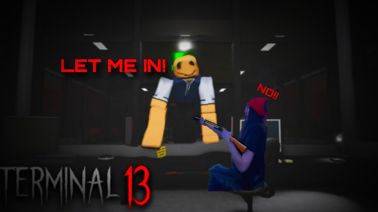 I GOT *ATTACKED* BY MONSTERS AT MY JOB... | Roblox Terminal 13, Chapter 1