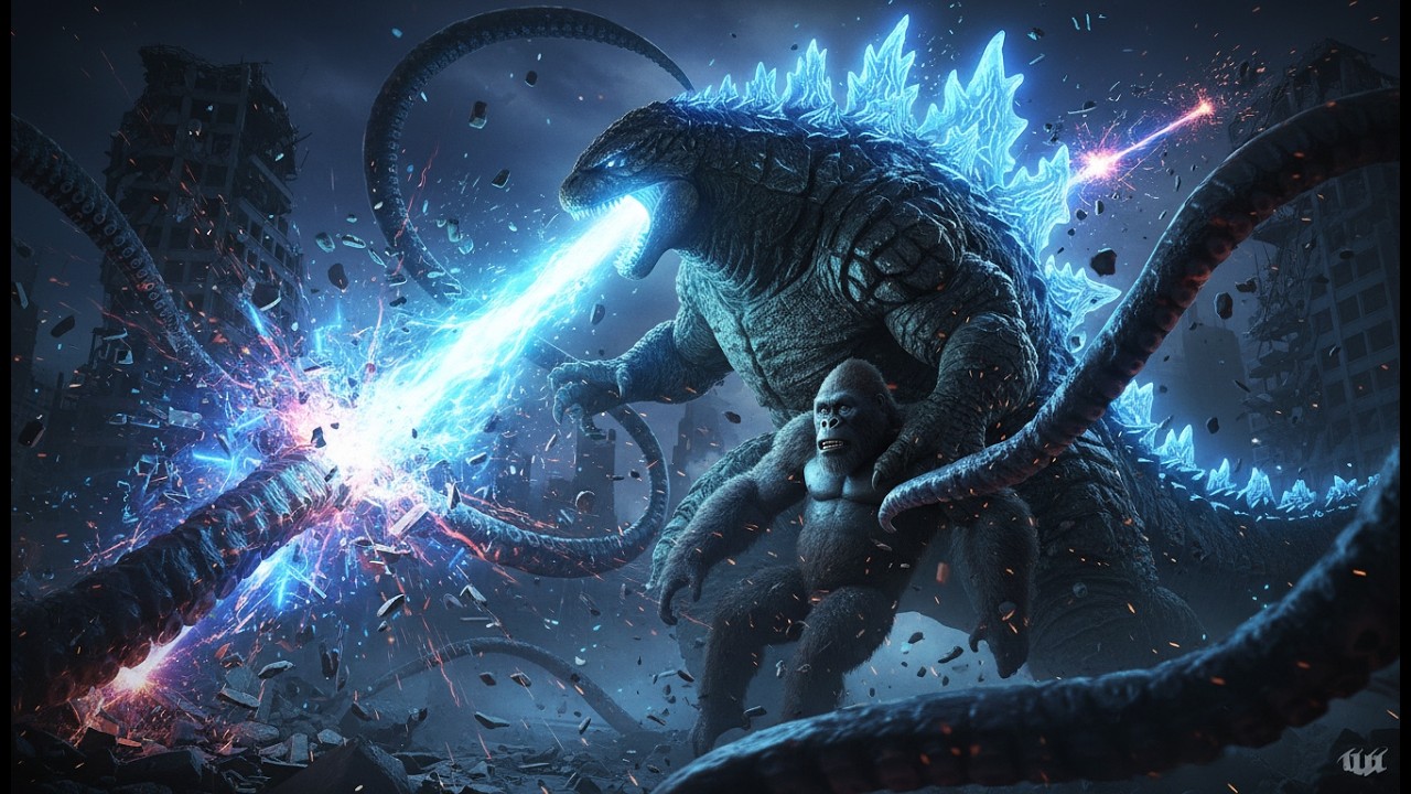 King Kong vs Godzilla: Godzilla Saves Kong with Atomic Breath