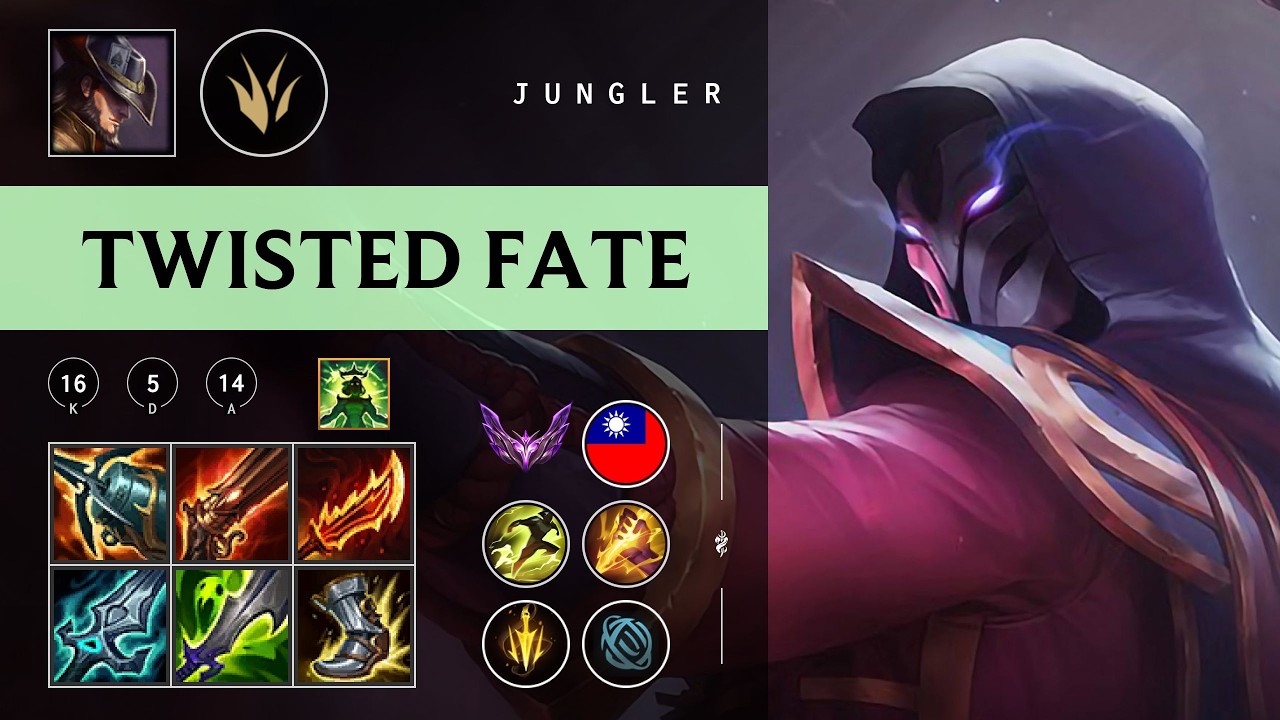 Twisted Fate Jungle vs Nunu & Willump - TW Master Patch 26.03