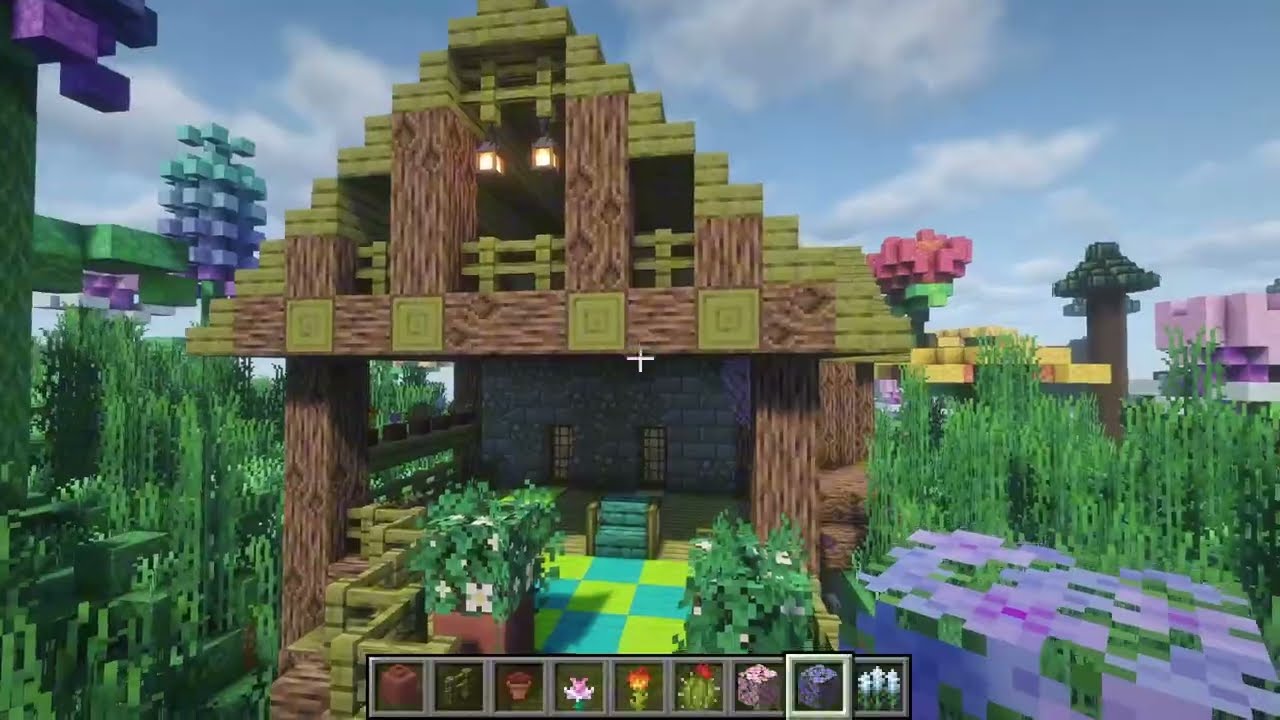 Building A Forest Fairy Adventure House | Speed Build Part 6