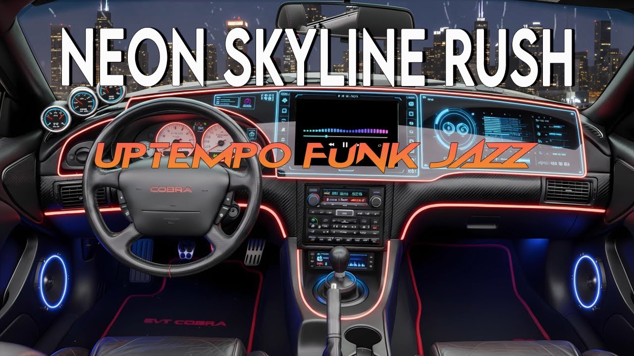 Midnight City Funk 🌃🎷 Fast Jazz Grooves for Endless Road Trips 🔥🎶