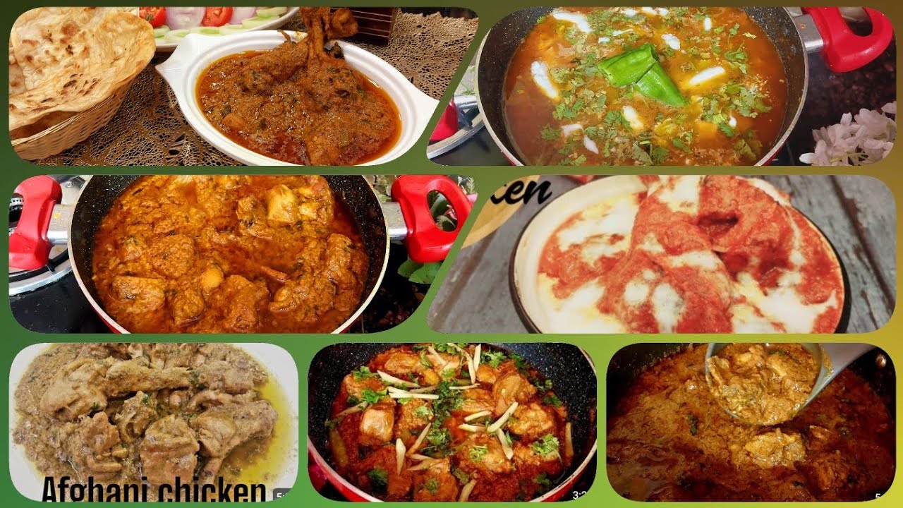 7 Days 7 New Chicken recipes for lunch and dinner 