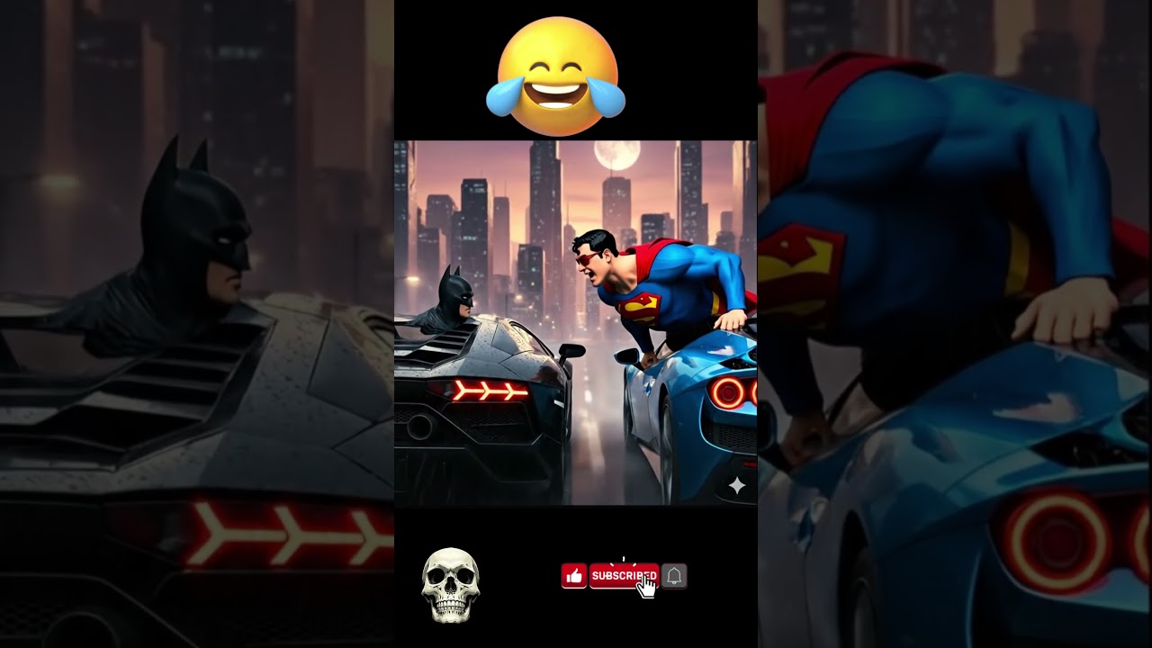 Superman vs batman and Ferrari vs Lamborghini