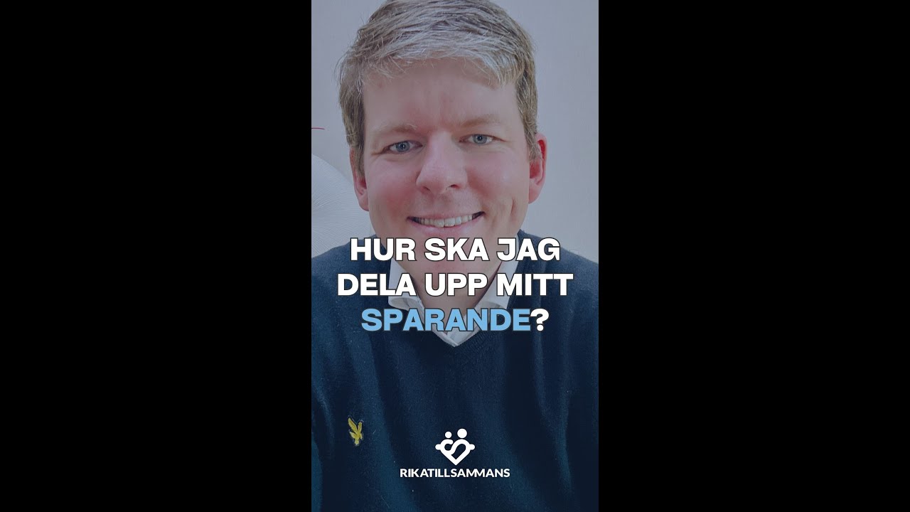Hur ska man dela upp sitt sparande f&ouml;rutom 10% till pensionen? 3% till underh&aring;ll av hus?