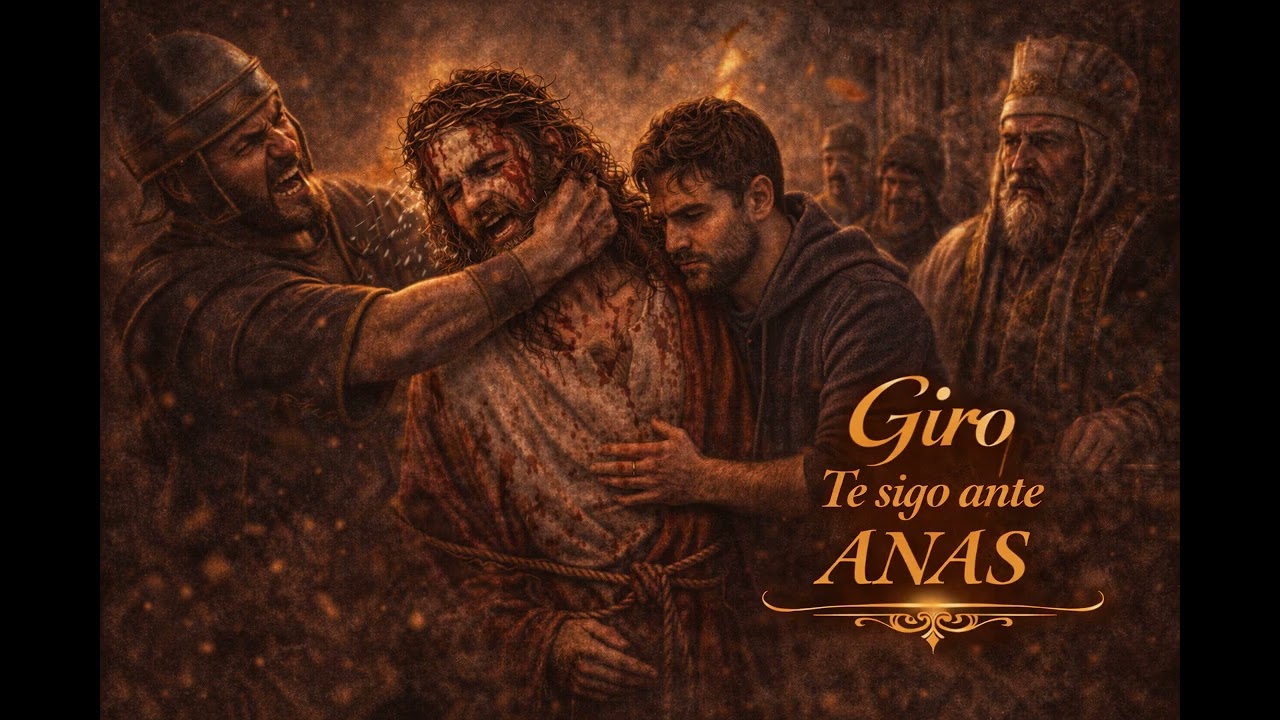10)Giro.  Te sigo en casa de Anás.