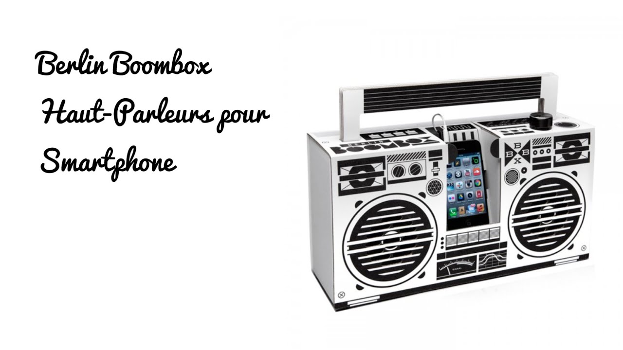 Berlin Boombox Haut Parleurs pour Smartphone