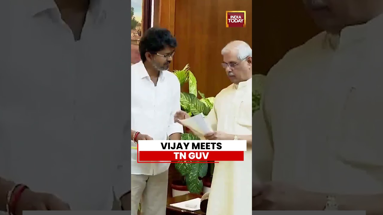 Breaking: Vijay Meets Tamil Nadu Governor Rajendra Arlekar | VCK Offers Support To TVK