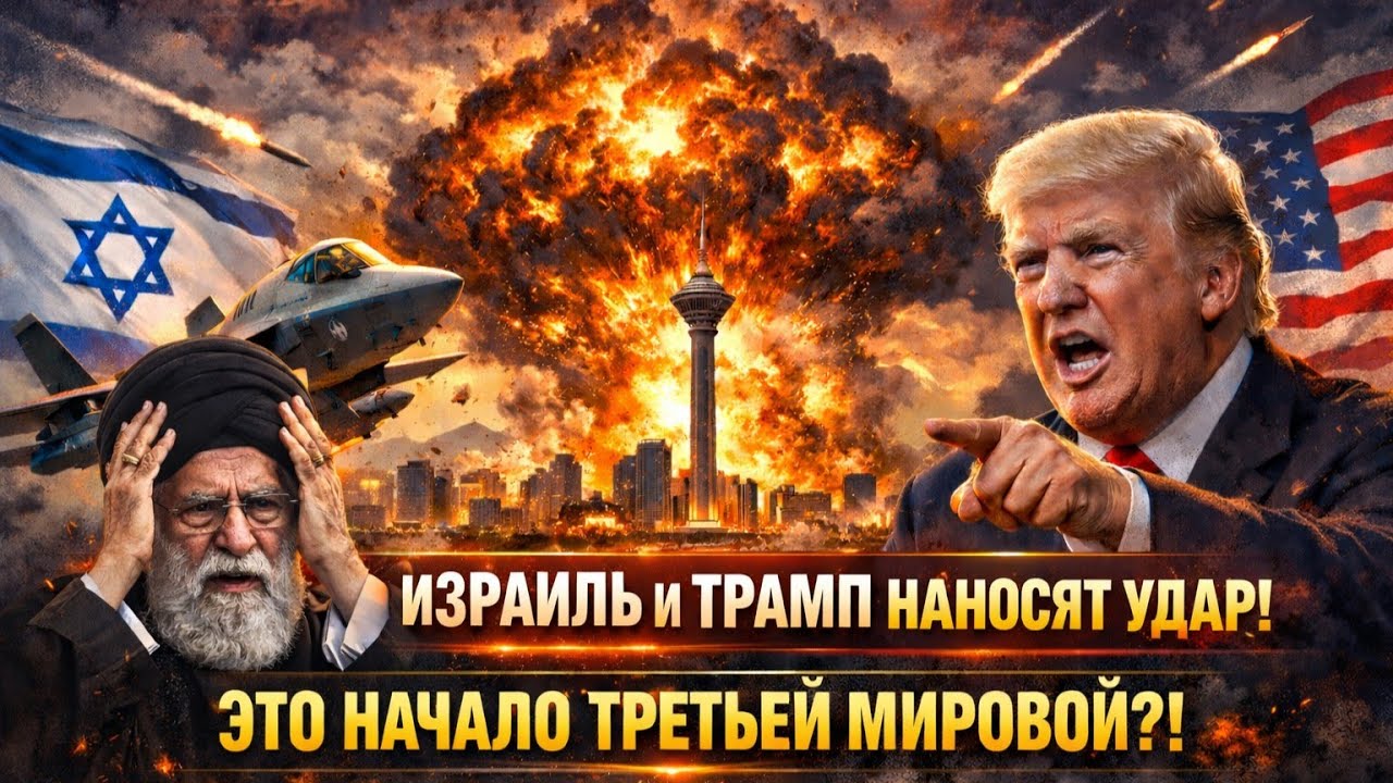 🔴 СРОЧНО. Израиль и США УДАРИЛИ по Ирану! Первое Видео Взрыва в Тегеране &mdash; Война Началась