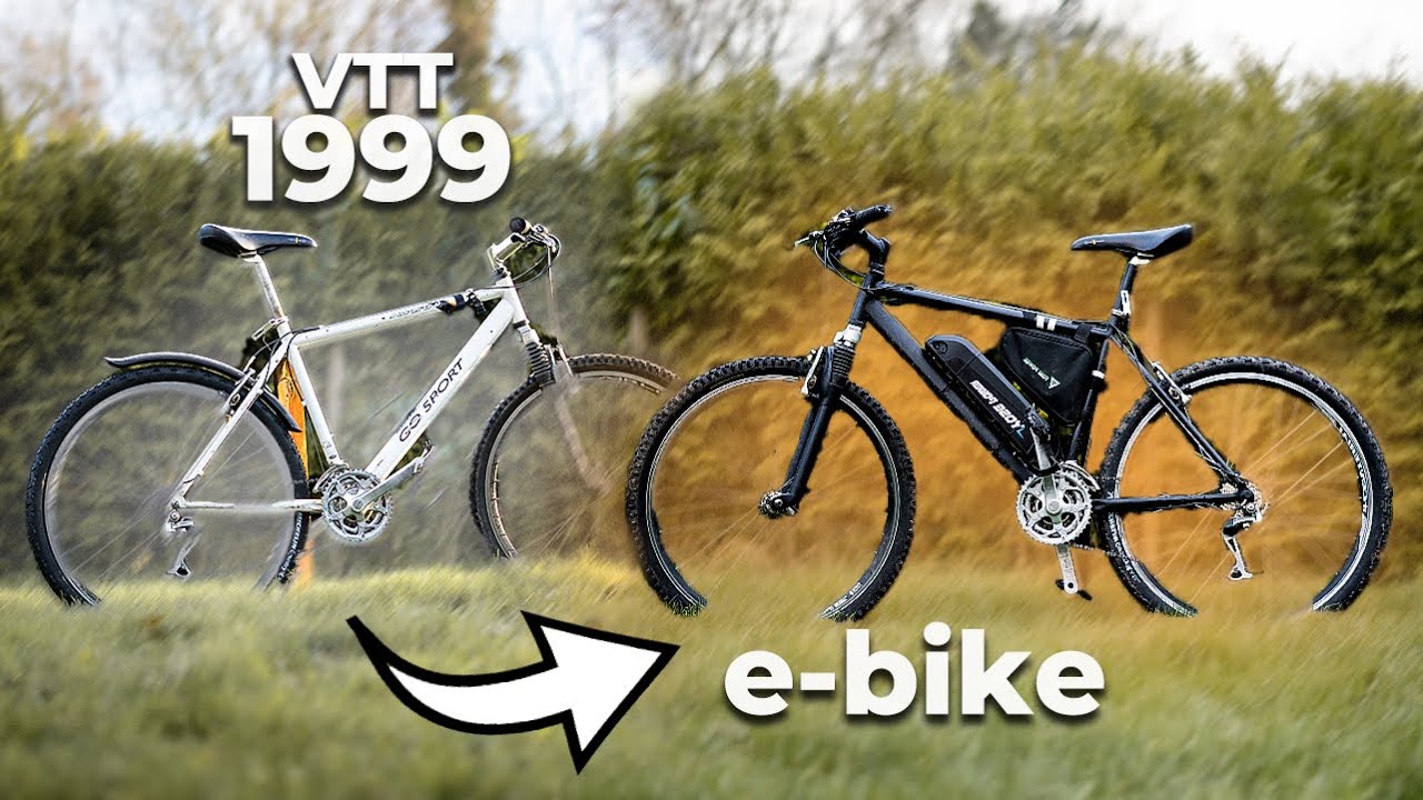 Transformer un vieux vélo en vélo électrique grâce à un super kit YOSEPOWER !
