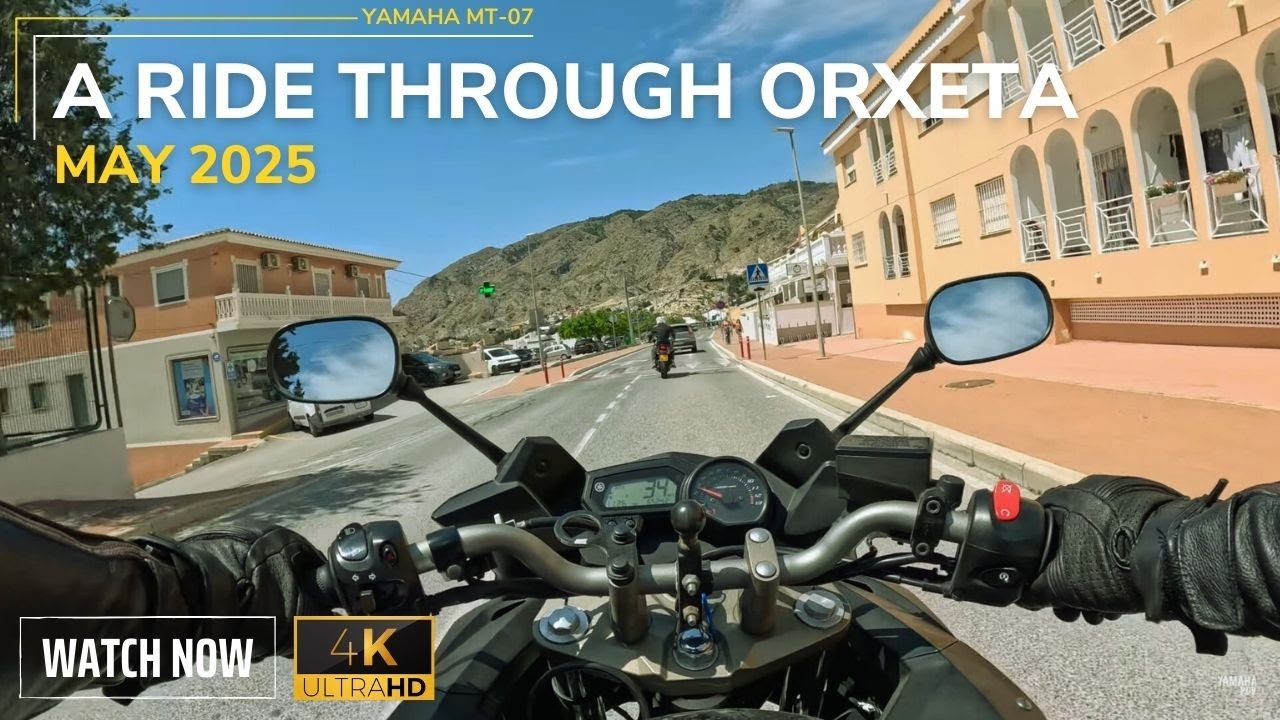 Orxeta, Spain | Riding around | Yamaha Diversion | 4K