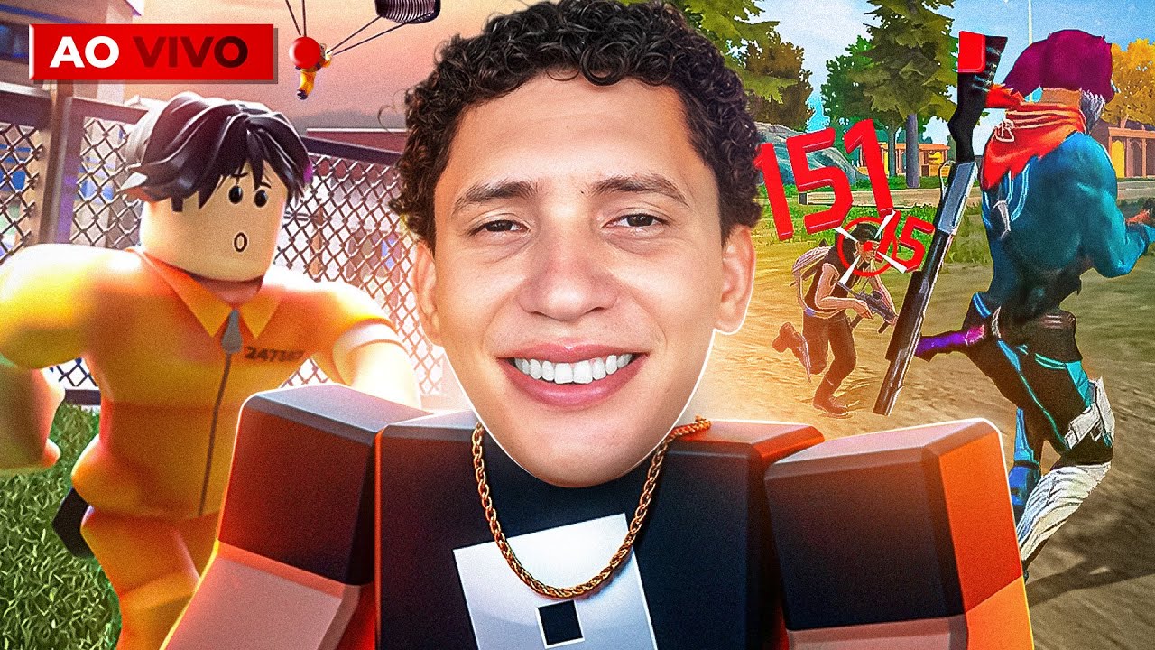 🔴FREE FIRE AO VIVO🔴JOGANDO COM INSCRITOS🔴PEGANDO MESTRE NO CS RANK🔴 NO FINAL ROBLOX DE CRIA🔴