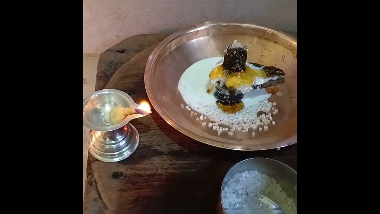 ಪಂಚಾಮೃತದಿಂದ ಪರಶಿವನಿಗೆ ಅಭಿಷೇಕ#🙏