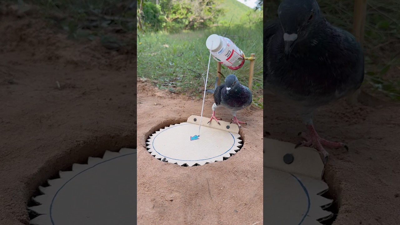 New DIY Bird Trap Using Paper #shorts
