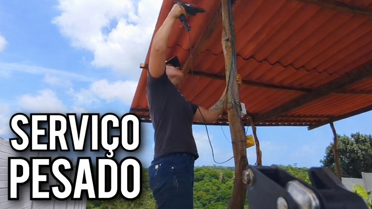 Serviço pesado no sítio... preparando o que vem aí 