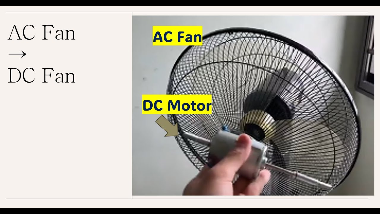 AC Fan to DC Conversion (Stand Fan)