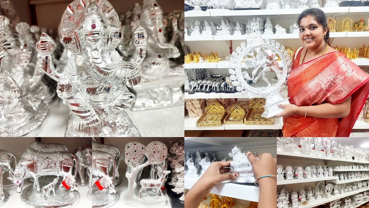 German Silver,White metal,Pooja things,Gift ideas