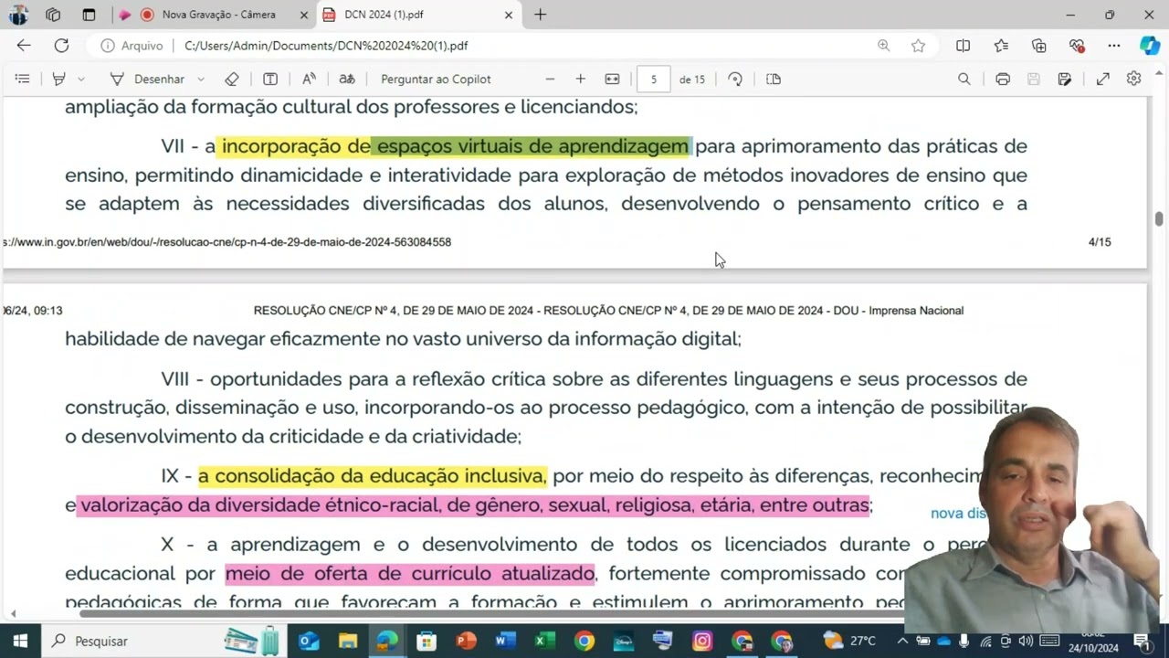 Diretrizes Curriculares Nacionais DCNs 2-RESOLU&Ccedil;&Atilde;O CNE/CP N&ordm; 4, DE 29 DE MAIO DE 2024