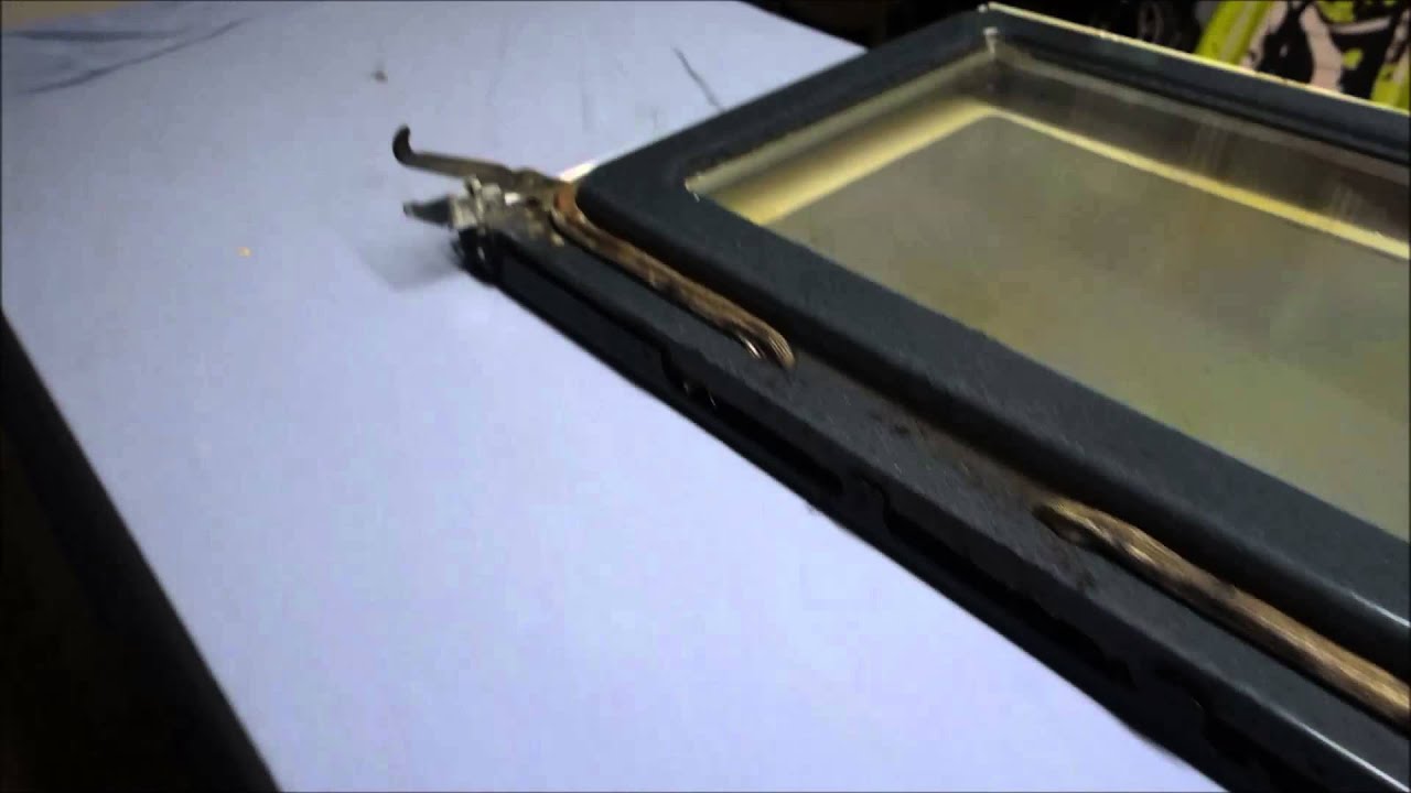 Kenmore oven door removal, disassembly, and cleaning