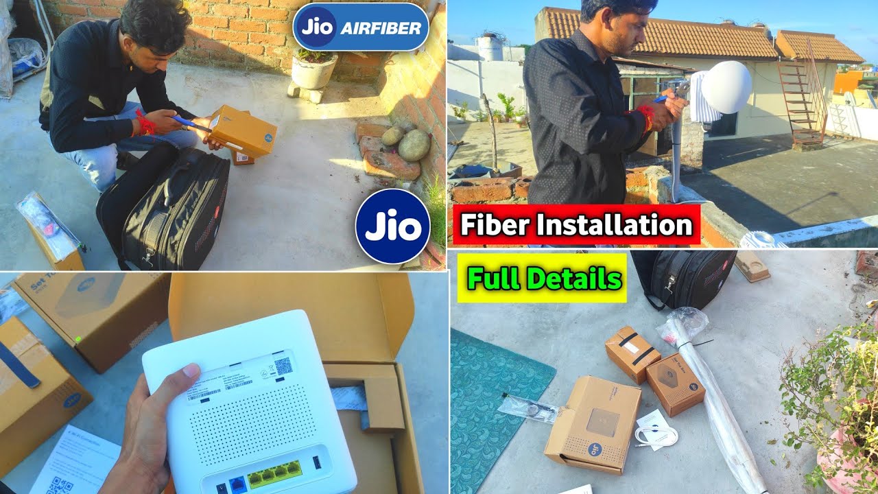 🤯Jio Airfiber installation Process Full Details || jio home air fiber installation || free jio fiber