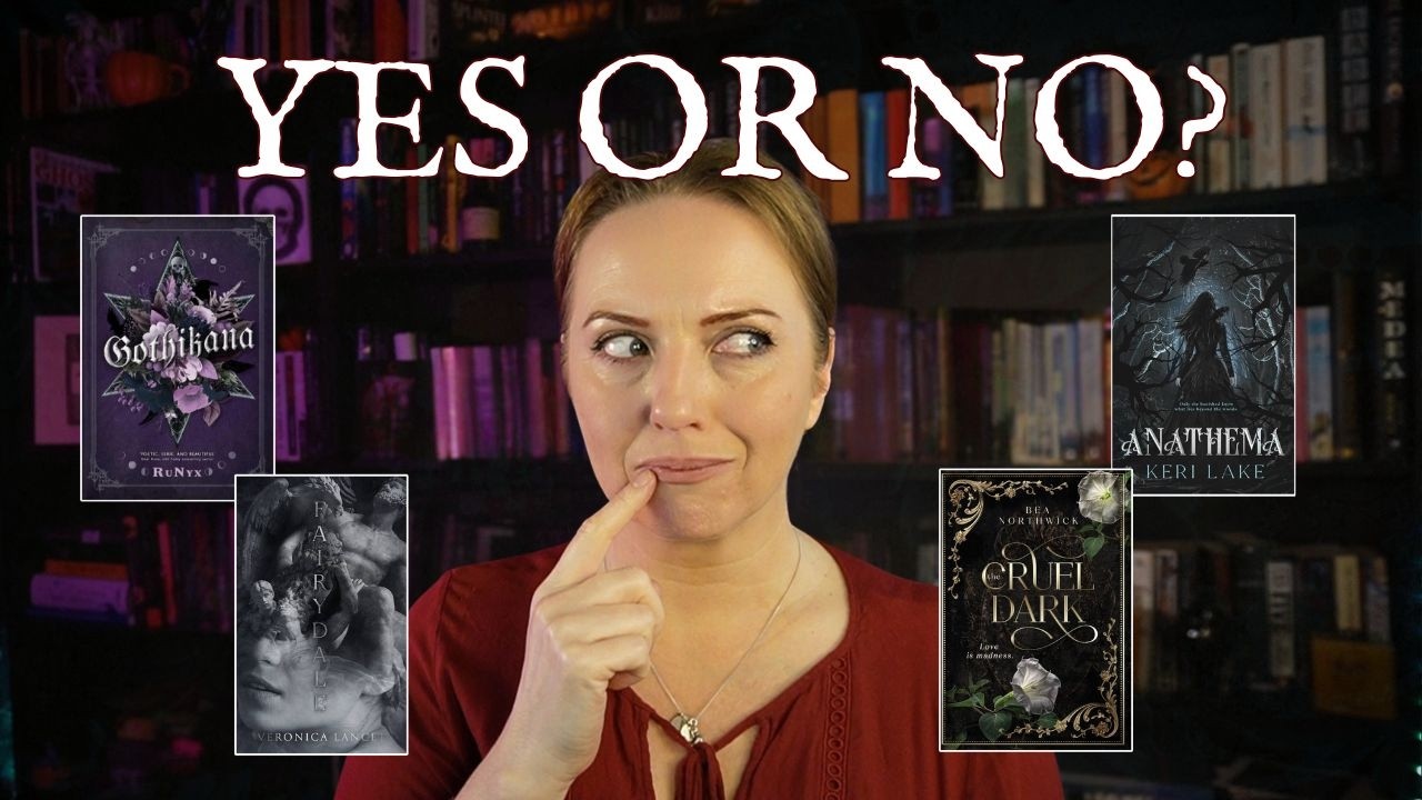 Judging (lightly) these gothic romance books by their covers 💀 Pick one for me to read