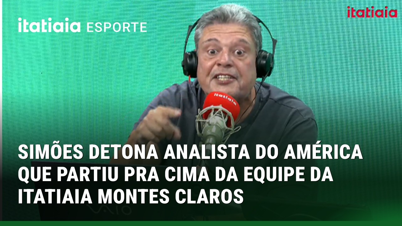 SIMÕES DETONA ANALISTA DE DESEMPENHO DO AMÉRICA  QUE PARTIU PRA CIMA DA EQUIPE DA ITATIAIA MOC