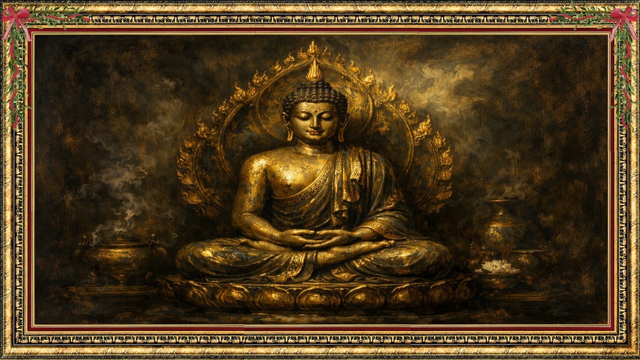 Light of the Dhamma 💡 | Sacred Aura of Peace 🕊️ | Deep Meditation Music🧘‍♂️ |