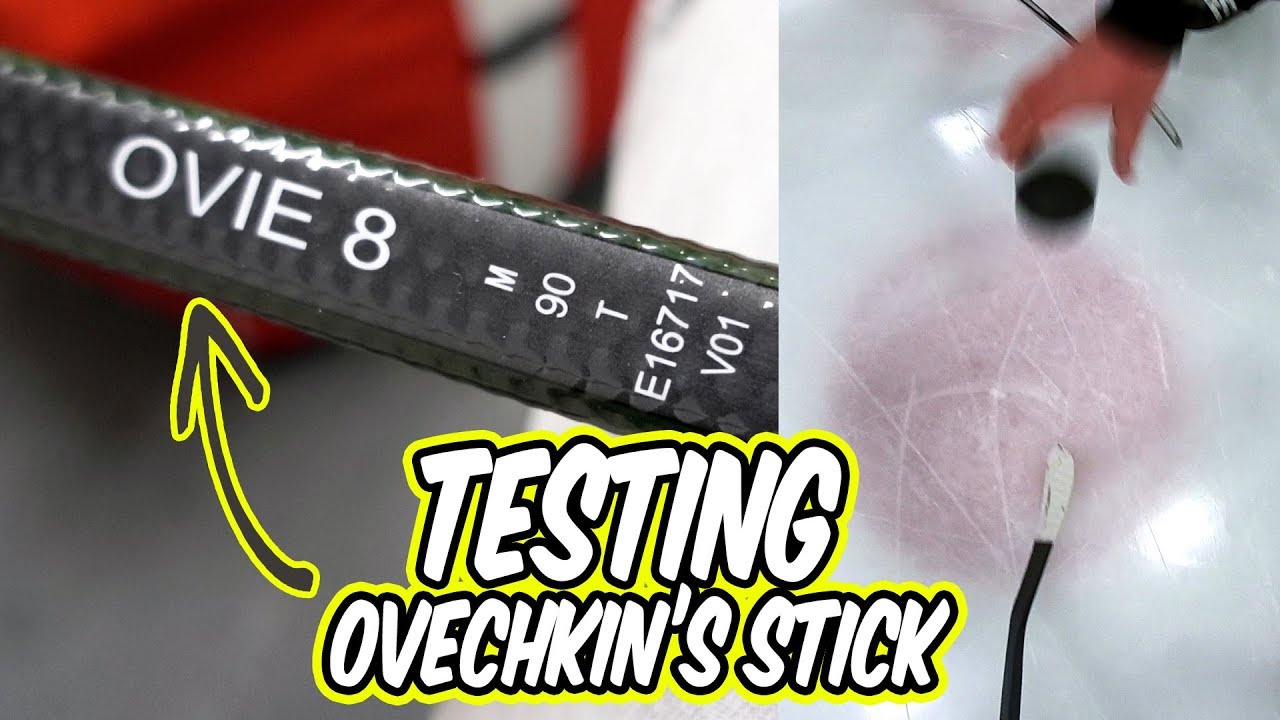 CCM sent me Ovechkin's stick! (and I used it in a game)