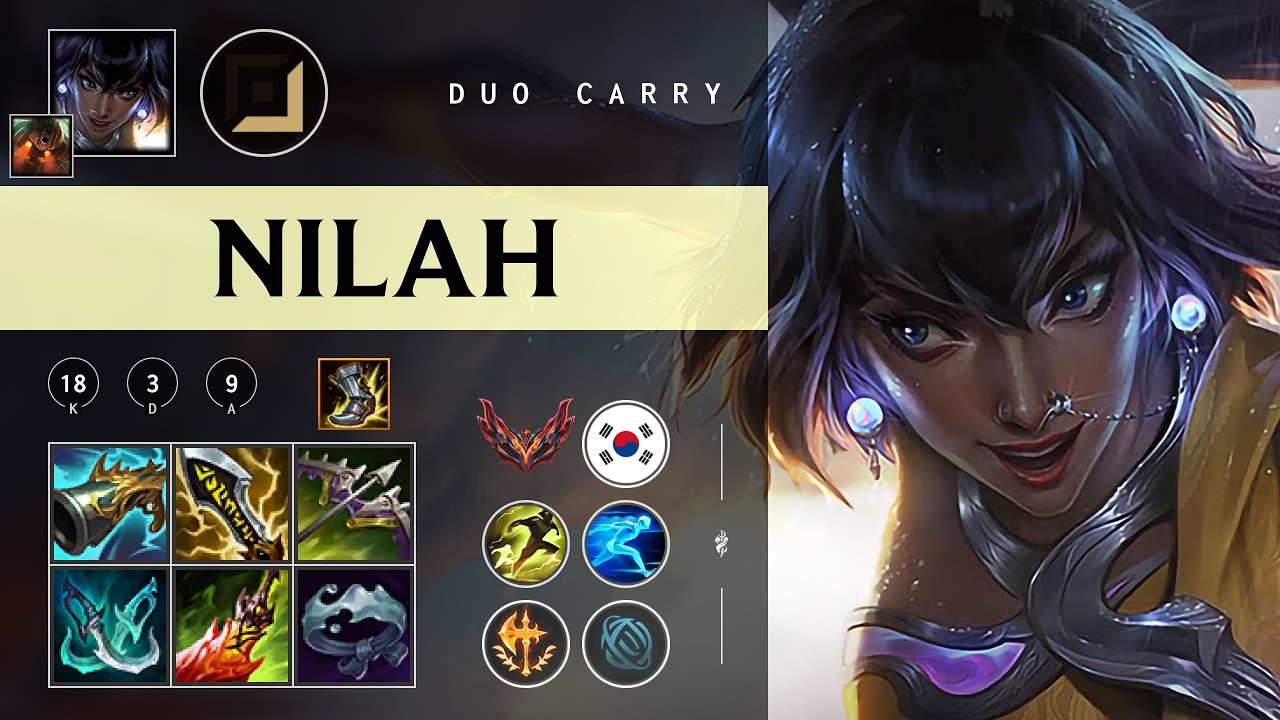 Nilah ADC vs Aphelios - KR Grandmaster Patch 26.05