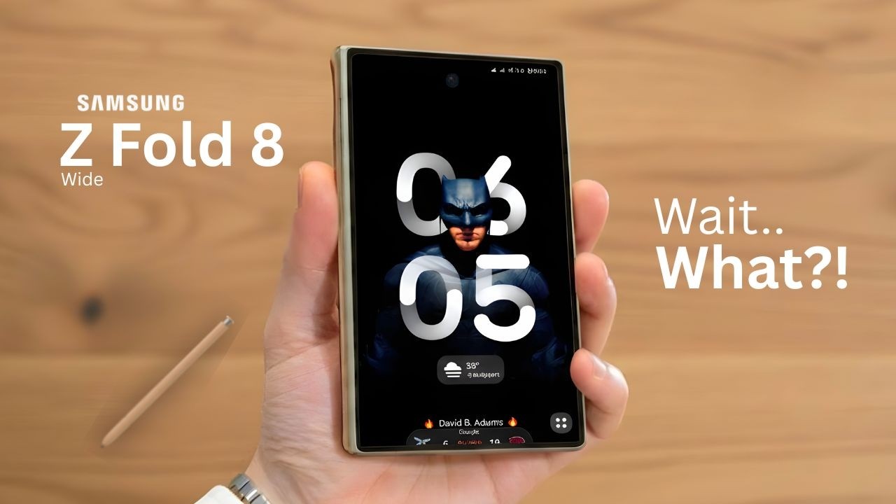 Samsung Galaxy Z Fold 8 Wide - First Official Look!