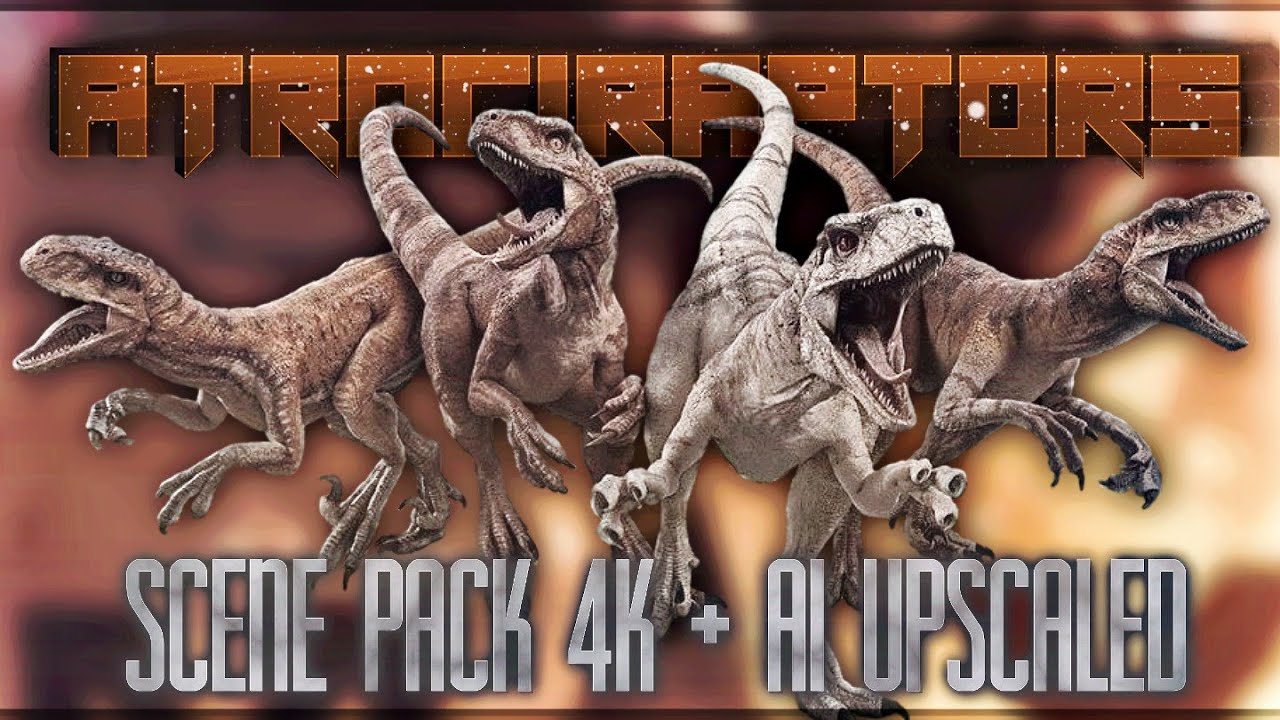 Atrociraptors 4K Scenes Pack | AI Upscaled