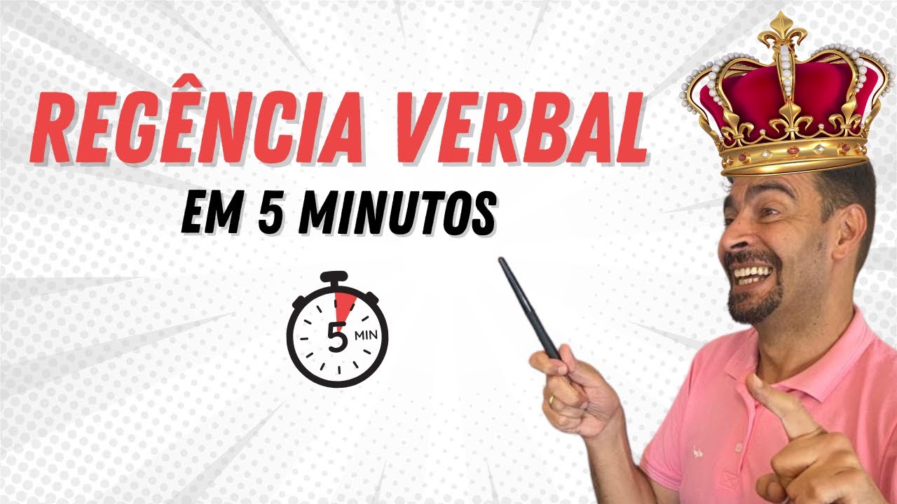 REG&Ecirc;NCIA VERBAL para concurso p&uacute;blico em 5 minutos