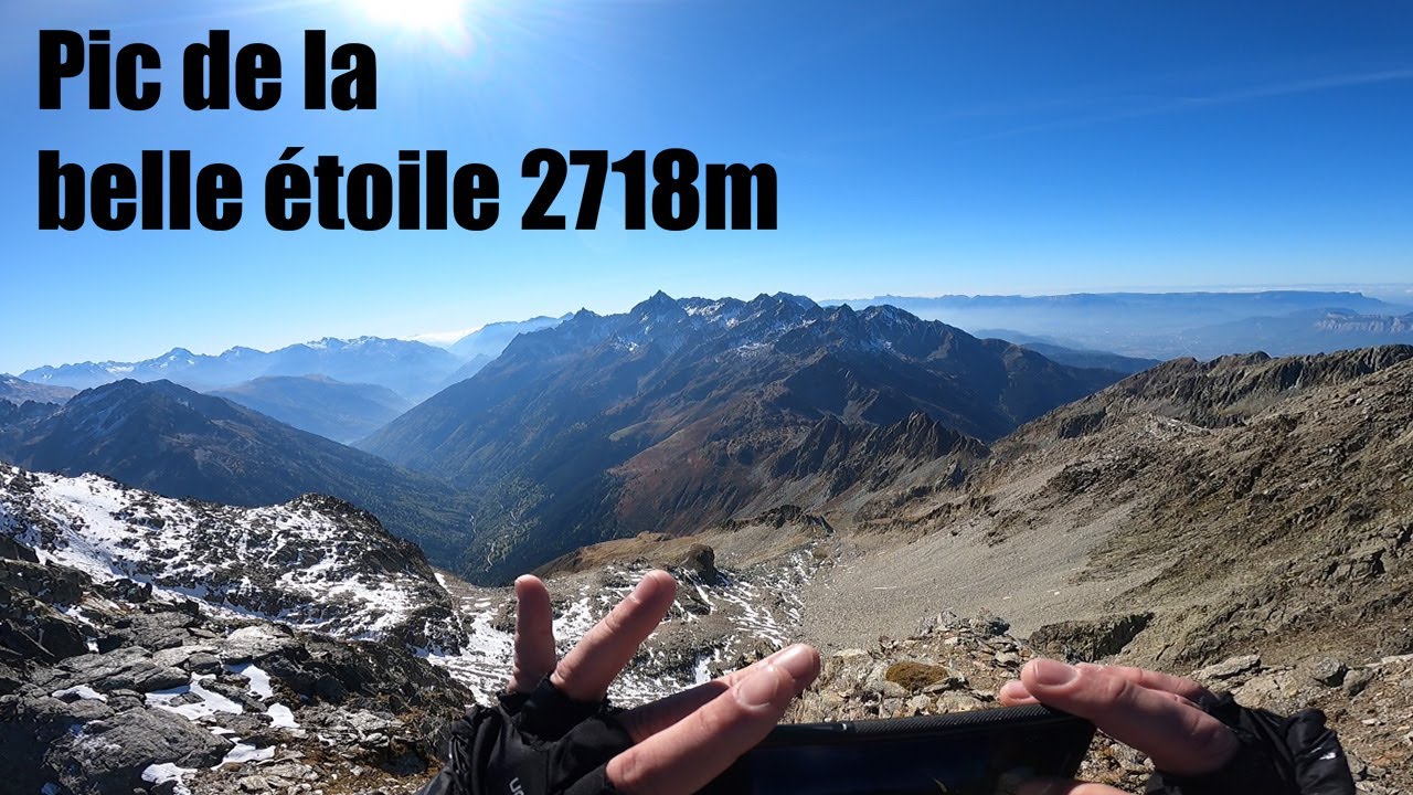 Les 7 Laux et le Pic de la belle étoile 2718m