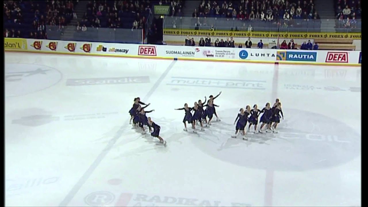 GoldenBlades luisteli neljänneksi SM-muodostelmaluistelussa 6.3.2011