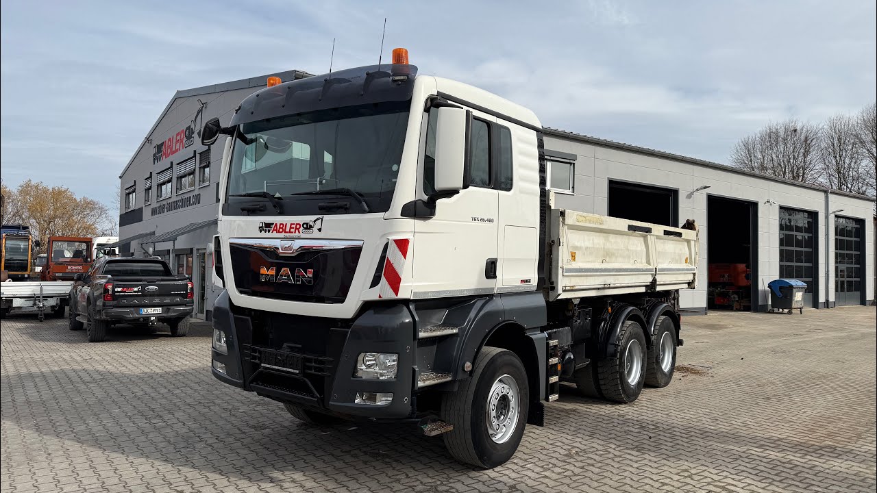 MAN TGX 26.480 3-Seiten-Kipper mit Bordmatic