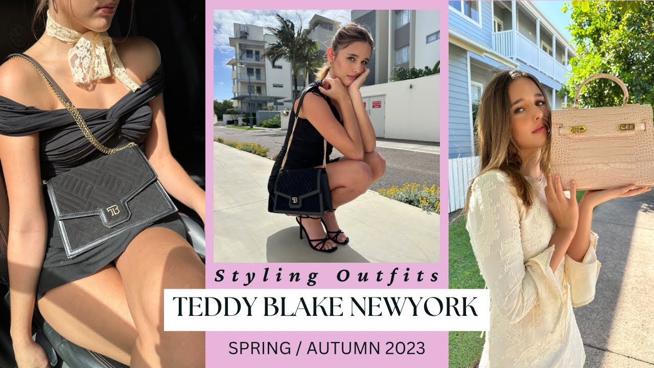 Unboxing HAUL and styling of TEDDY BLAKE Handbags 👜