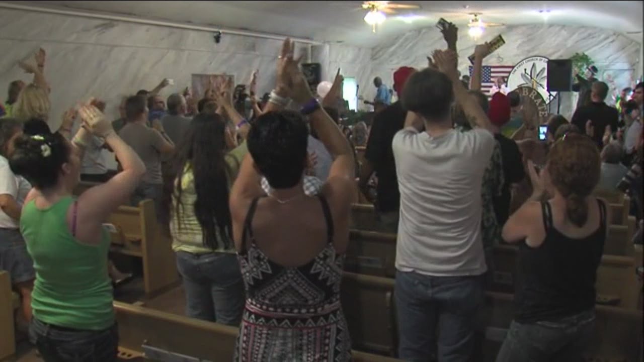 First Church of Cannabis service opens with music