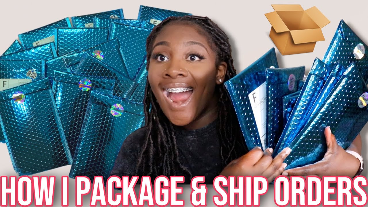 HOW I PACKAGE & SHIP ORDERS! *DETAILED* | LIFE OF AN ENTREPRENEUR
