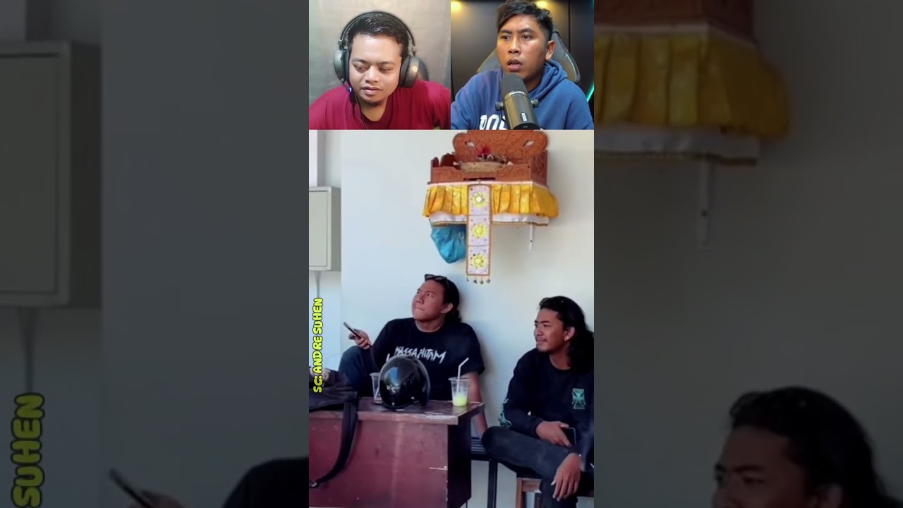 TONGKRONGAN KHUSUS GONDRONG‼️#memelucu #rizalmuk #teguhsuwandi #andresuhen #memengakak #shorts