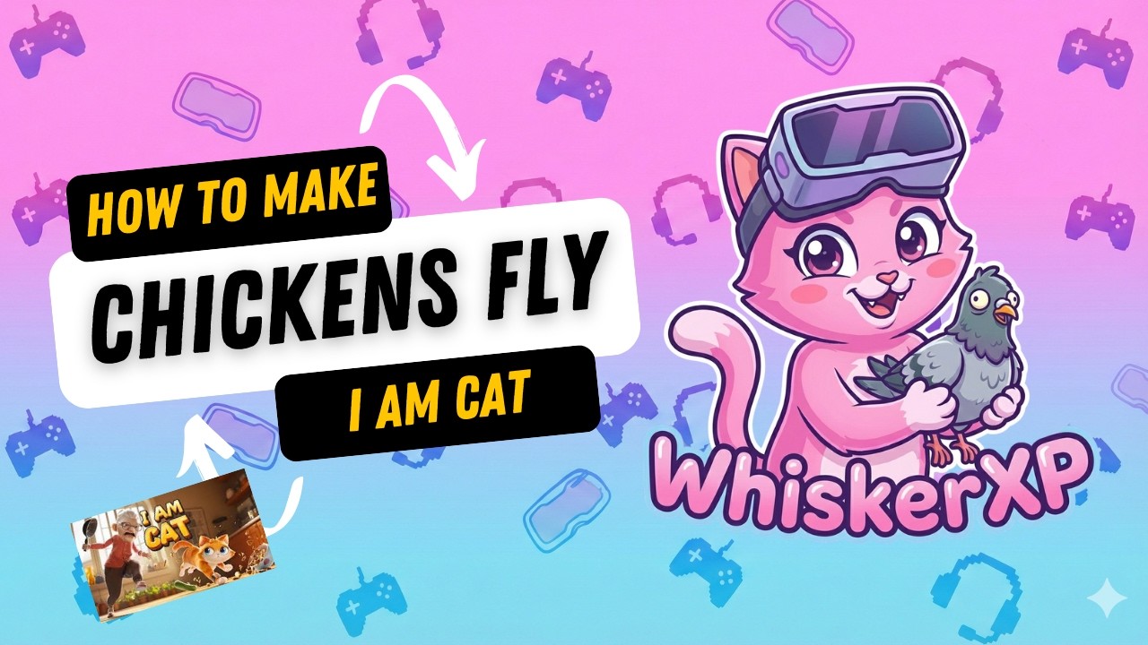 IAMCAT Farm Tour + How to Make Chickens Fly 🐔 | WhiskerXP